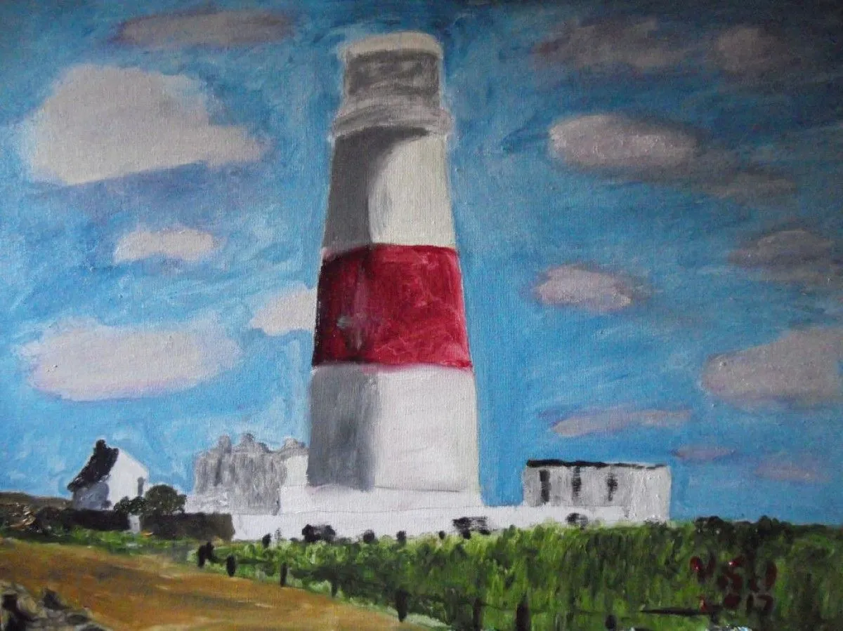 Portland Lighthouse Dorset, œuvre de Nigel Goodwin