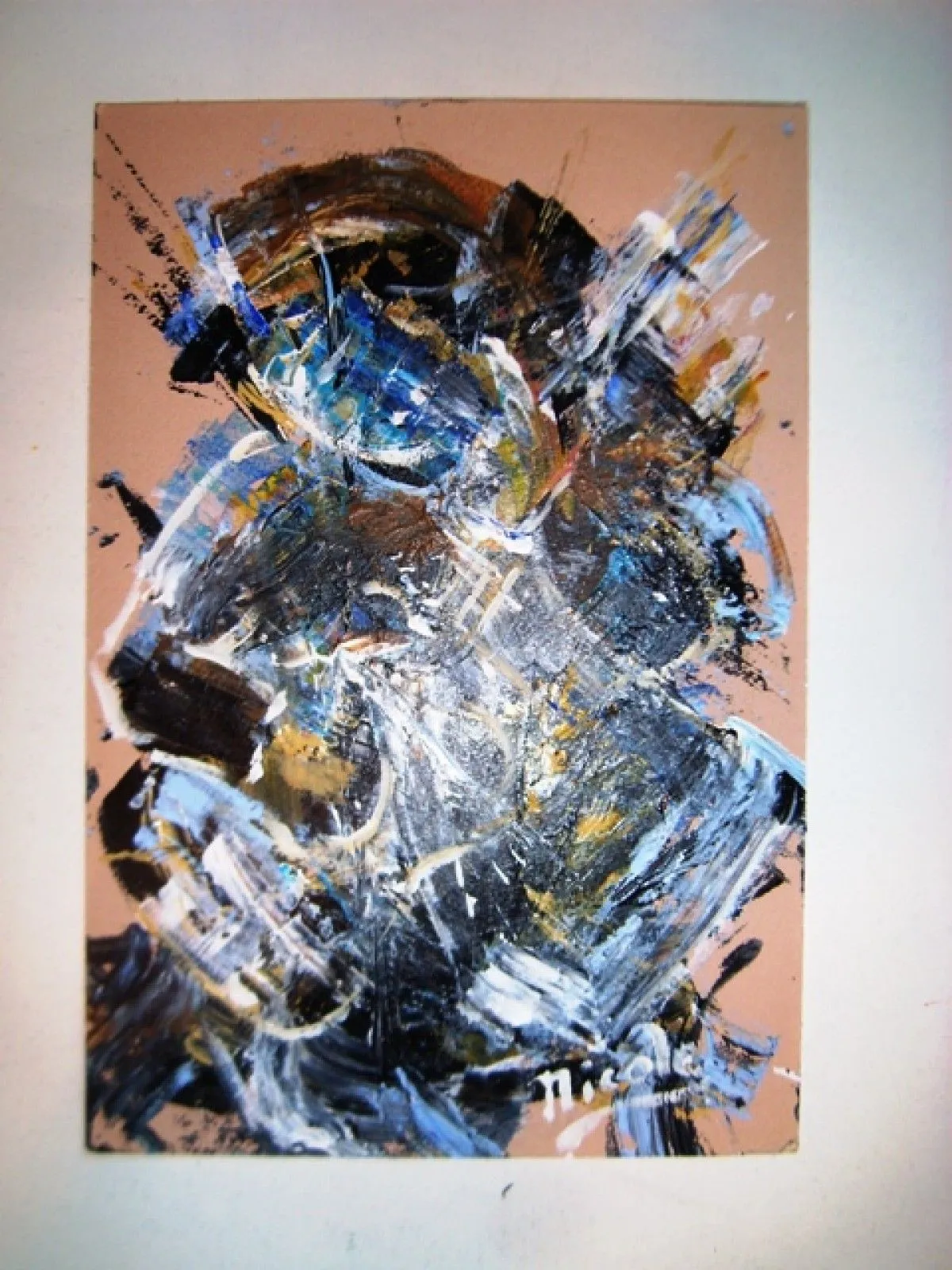 The guitarist, artwork by Nicole Chikhany