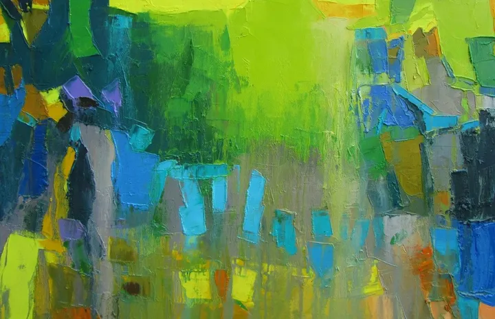 read the city VI, artwork by Abhishek Kumar