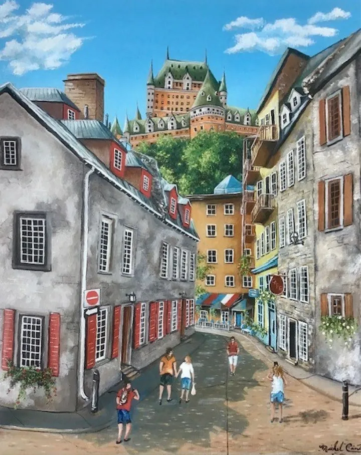 SOUVENIR DE VACANCES, œuvre de Michel Cantin