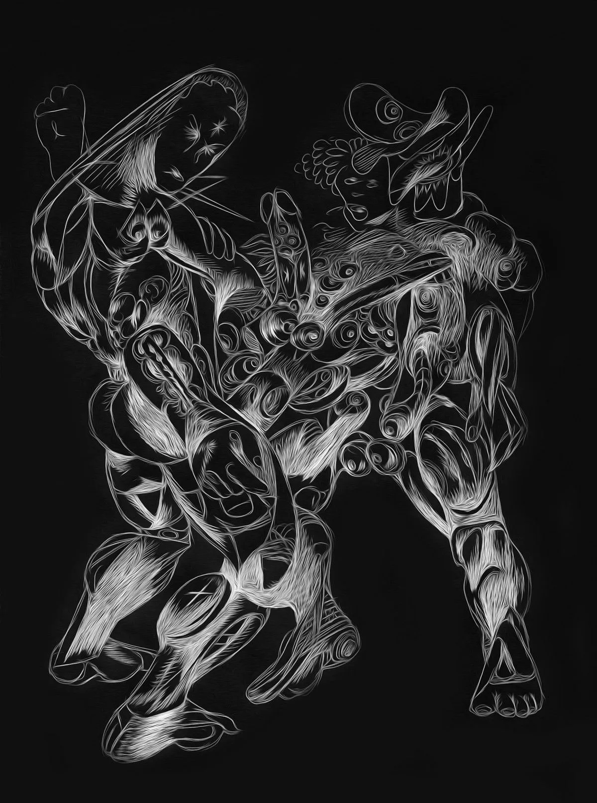 PQP--, artwork by Laura H