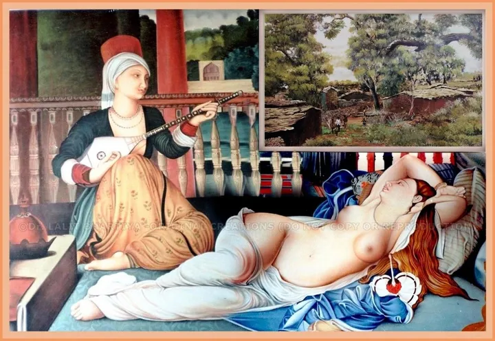 HAPPINESS OH MUSIC, œuvre de Lalit Bhartiya