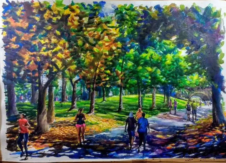 Flamengo Park, œuvre de Anna Cavalcante