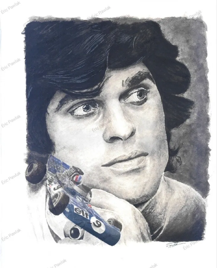 Série limitée de François Cevert, artwork by Eric PAWLAK