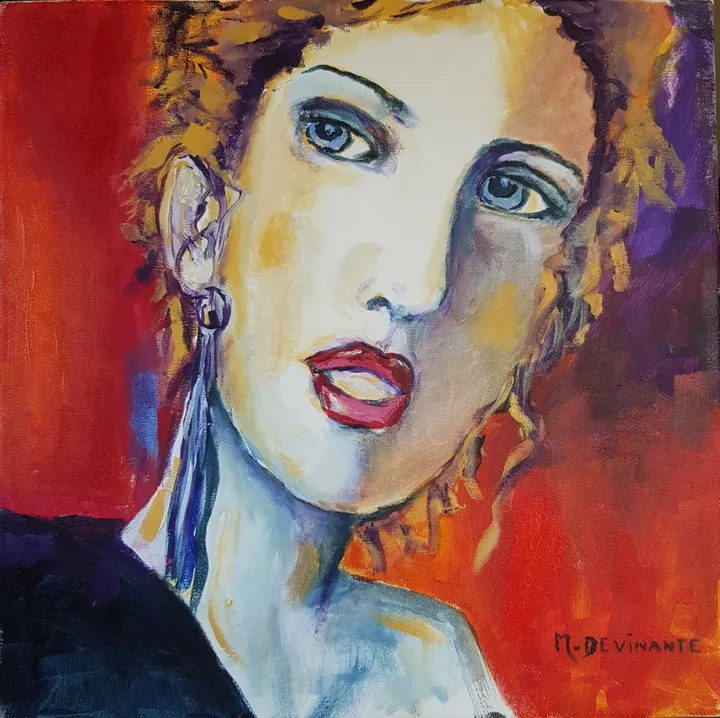 FEMME EN LUMIERE, œuvre de Michèle DEVINANTE