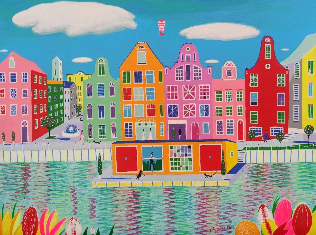 Josephine Arrives In Amsterdam, œuvre de Katrina Avotina