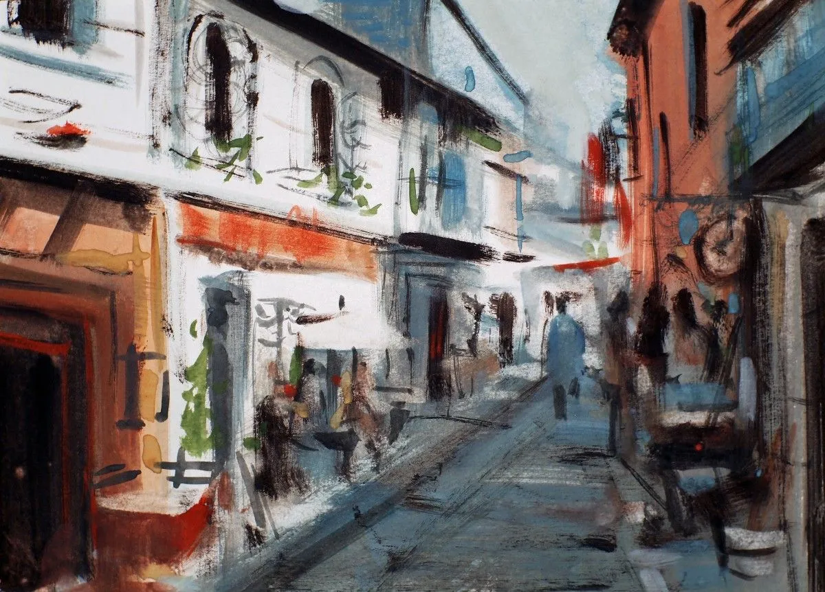 Lane, artwork by Misure Nien