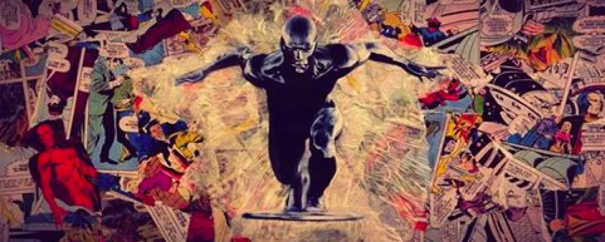 Silver surfer, œuvre de Delphine Mat