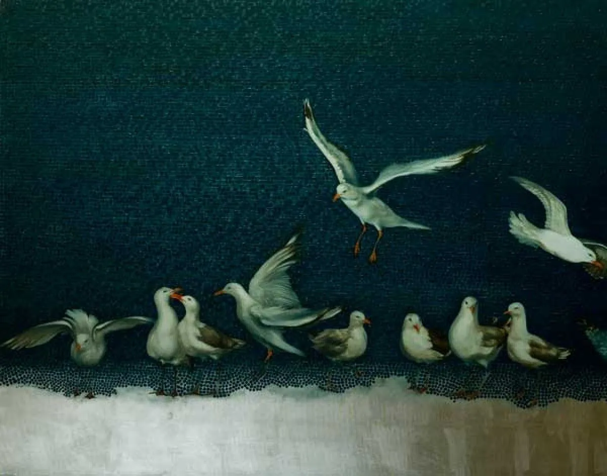 "Dancing on the Silver Shore", artwork by Natalie Levkovska