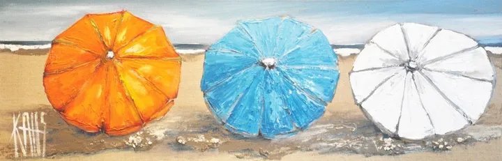 Sur la plage, œuvre de Galerie Arnaud