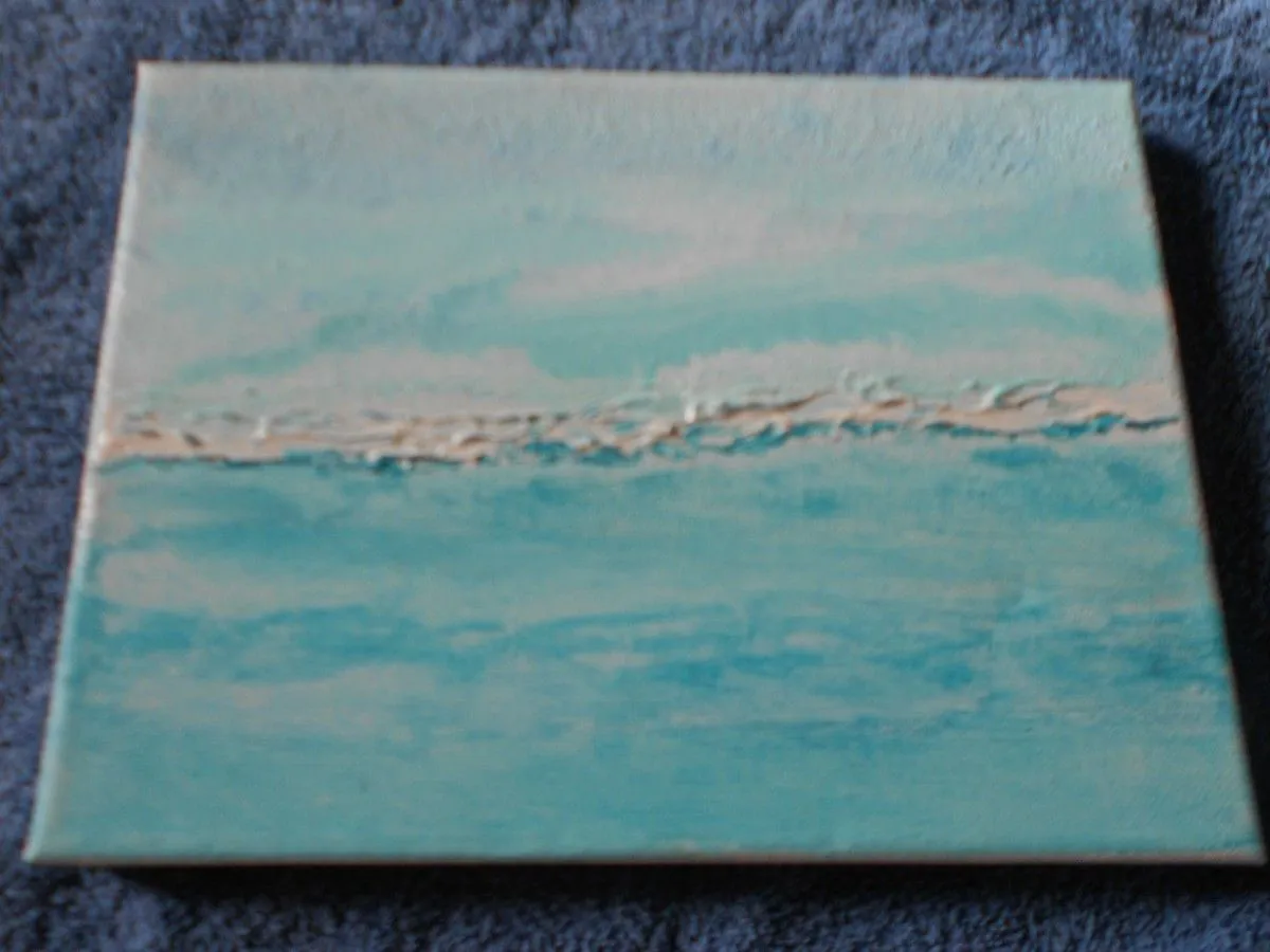 entre ciel et mer, œuvre de Maryline Jouve