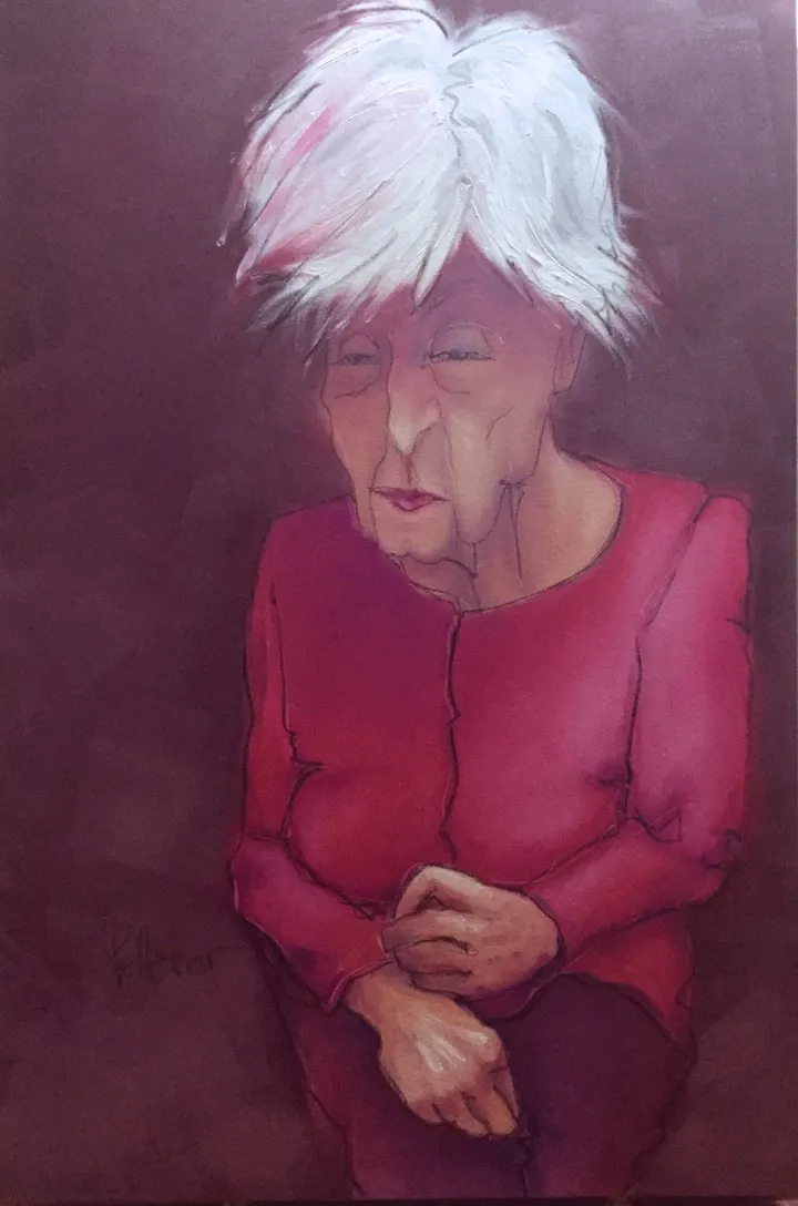 Dans la tête de Rose-Alma (Série Perceptions), œuvre de Sylvie Pelletier