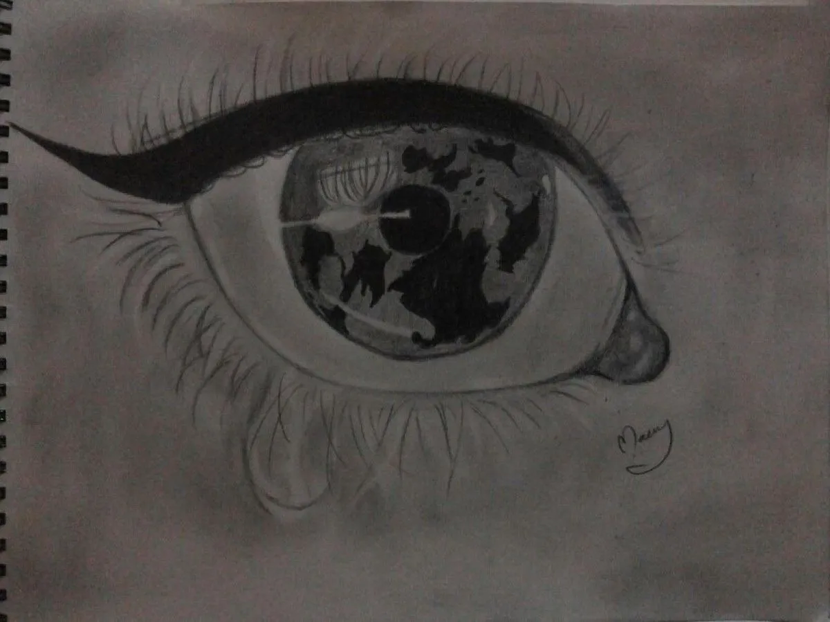Don't hurt me, artwork by Chaimae Boussouab