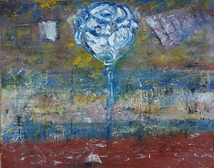 Blue rose, œuvre de Carlos Duran