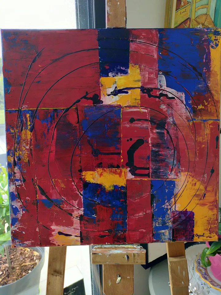 N°2 Rouge, artwork by annick Ayoul