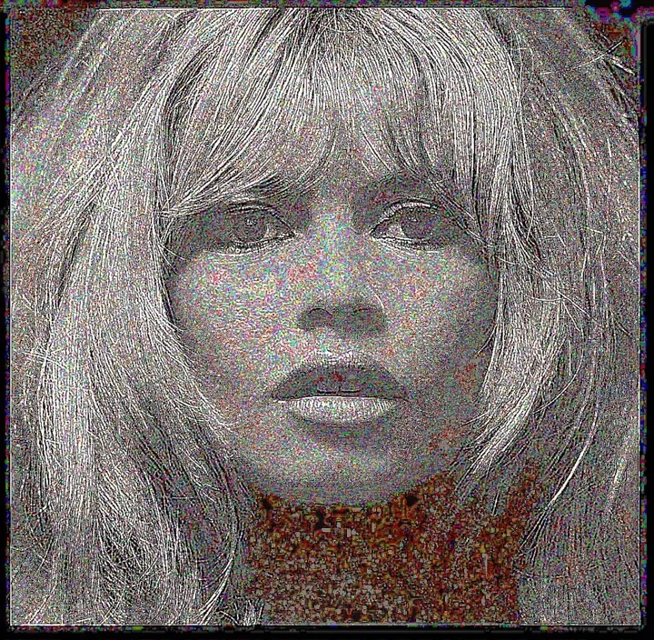 BRIGITTE BARDOT, artwork by LOREDANA ROMANO