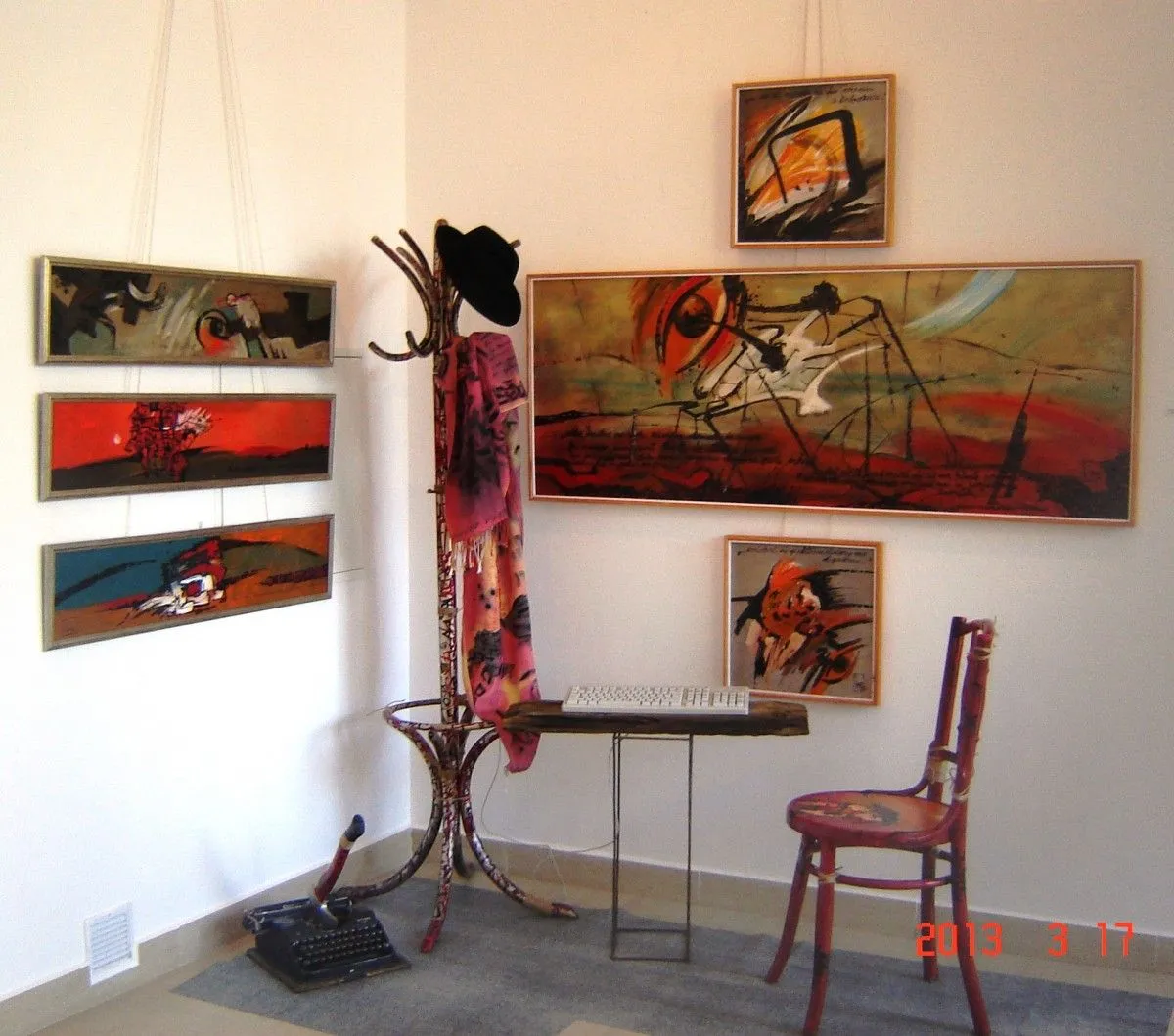 atelierul de poezie, artwork by Liviu Soptelea