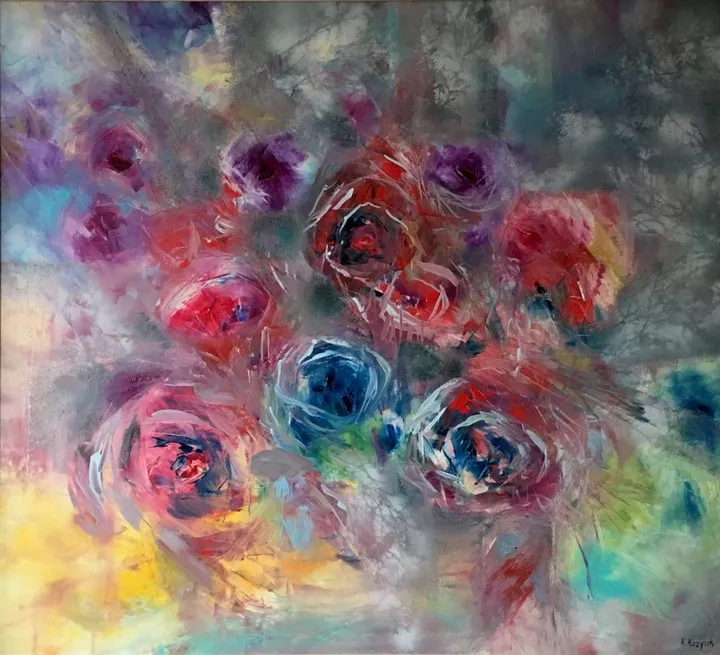 Rainbow Roses, œuvre de Khrystyna Kozyuk
