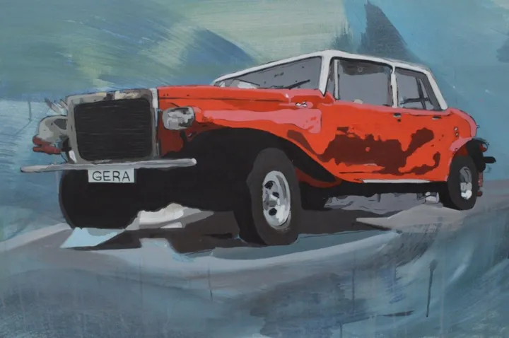 The Red Car, œuvre de GERA .