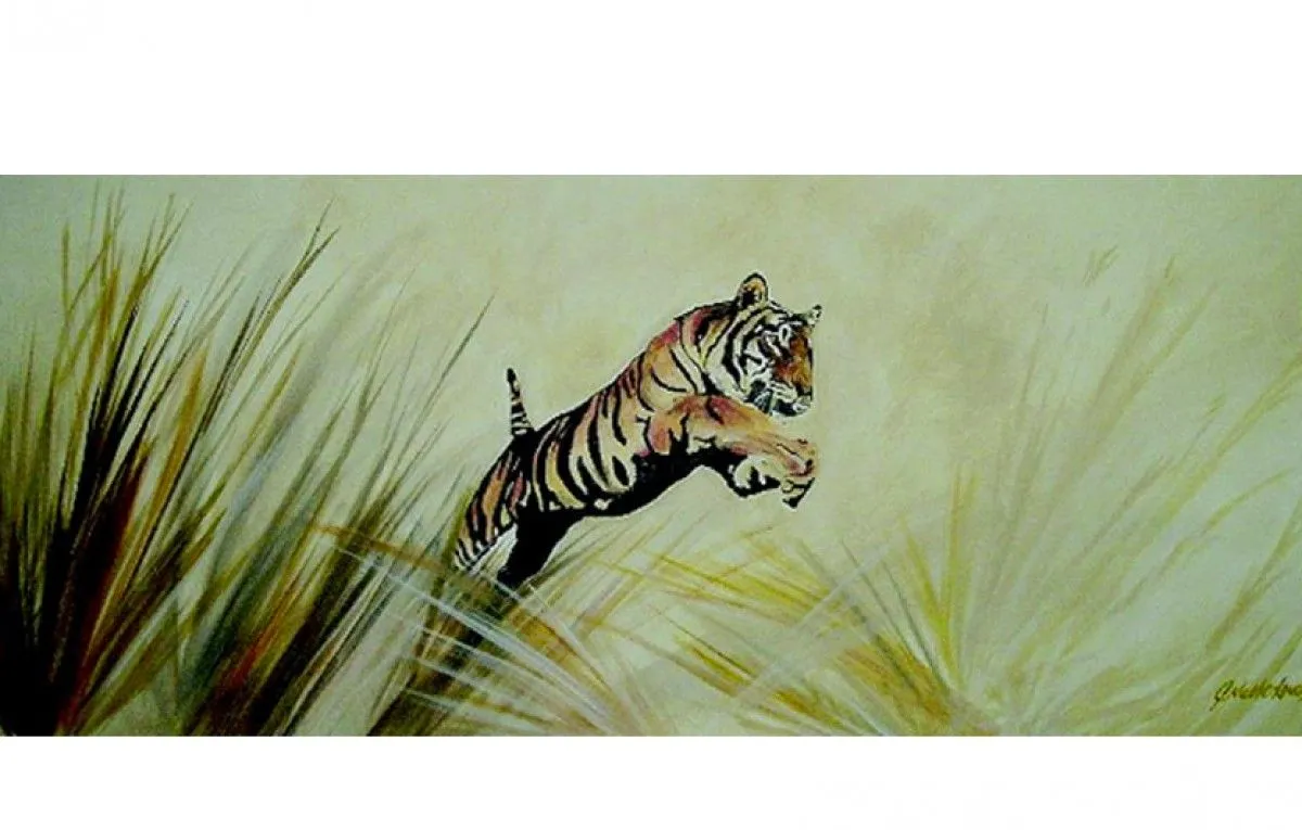 Plight of the Tiger, œuvre de Grant Netherlands