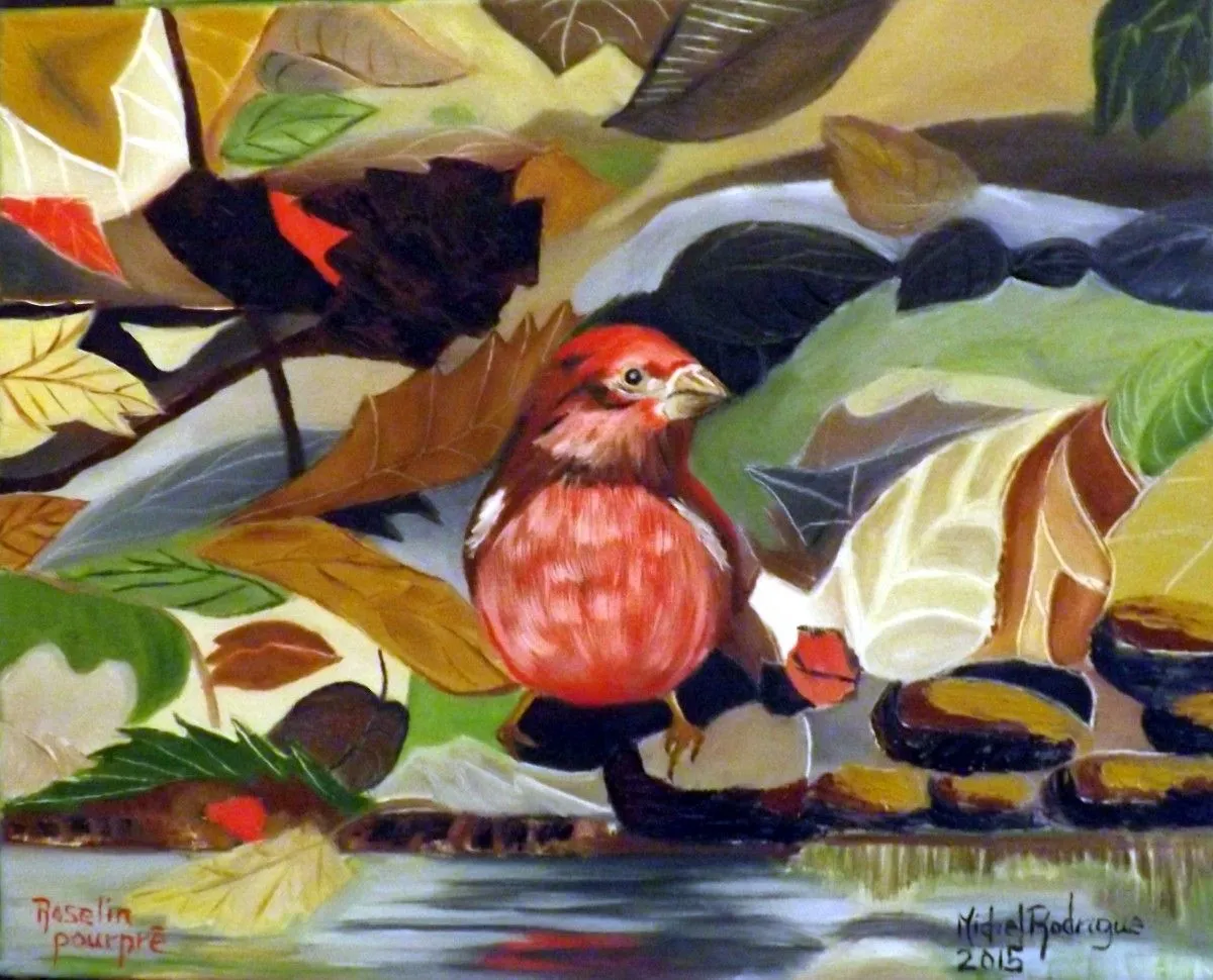 Roselin Pourpré, œuvre de MICHEL JOSEPH RODRIGUE