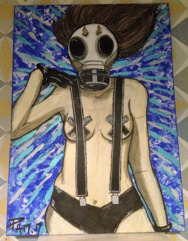 TOXIC WOMAN, œuvre de PAM. M