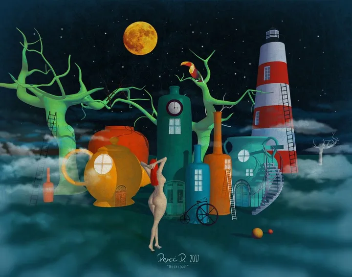 Moonlight, artwork by Dejan Devic