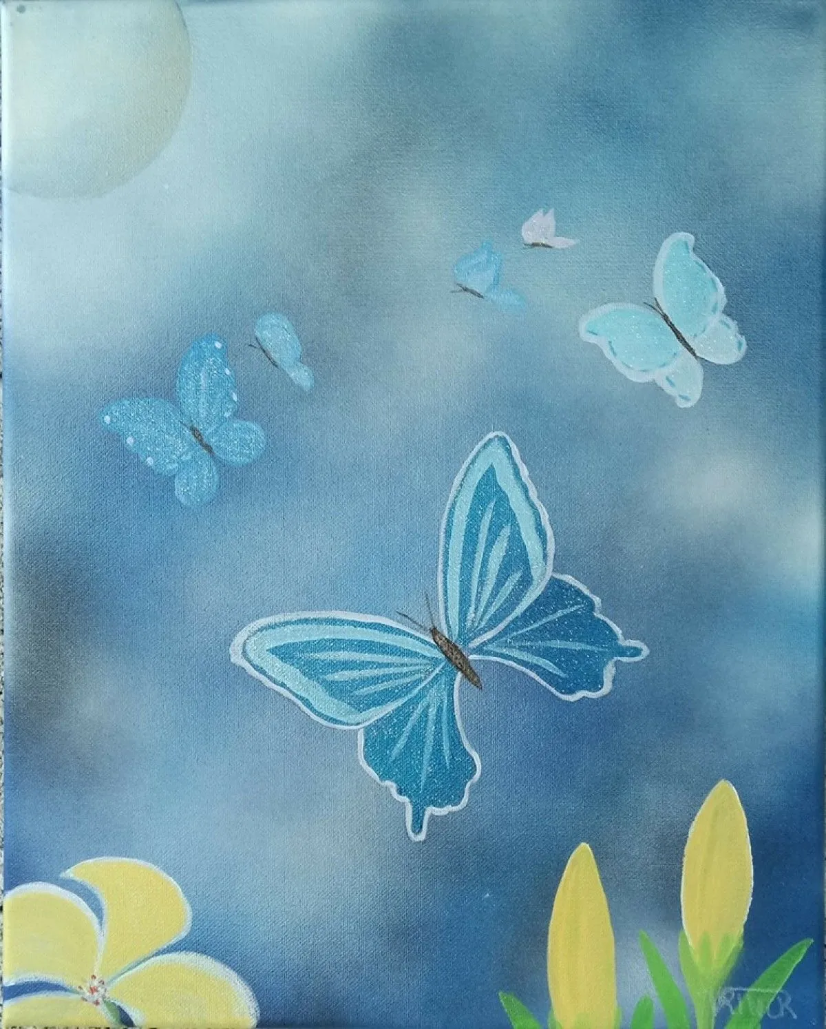 Série papillons, artwork by Viviane RINCK