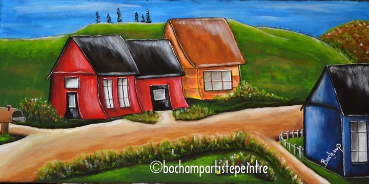 Ma campagne, œuvre de Chantal Bochamp