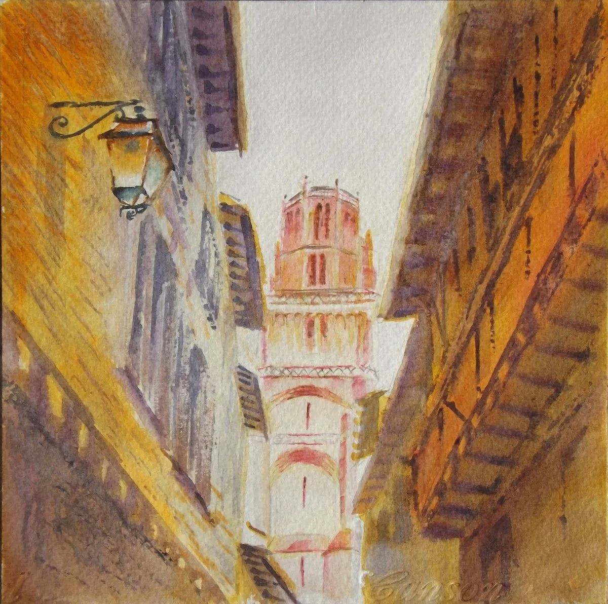 cathédrale d'Albi, artwork by Monique Fesquet-Reinhardt
