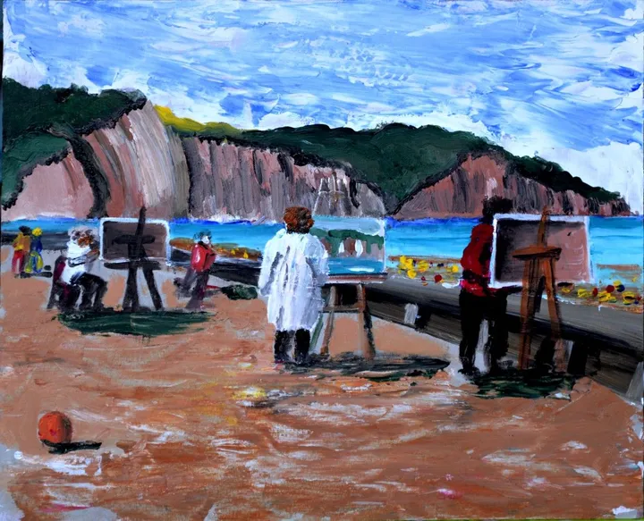 Pourville-sur-Mer : Les Impressionnistes, artwork by Jérôme Dufay