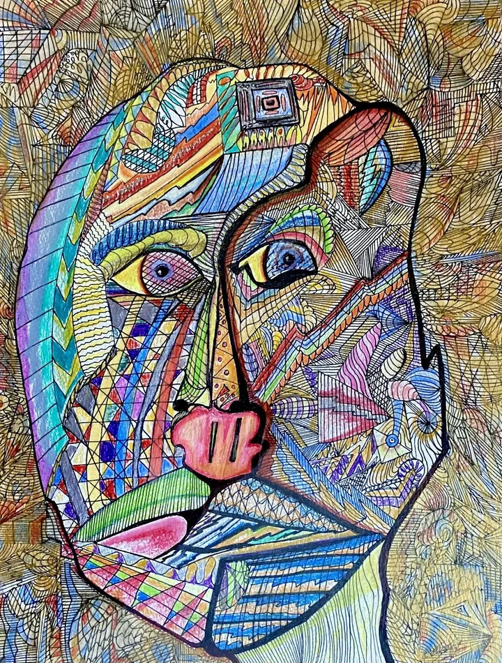 De gauche à droite, artwork by Denis Roucau