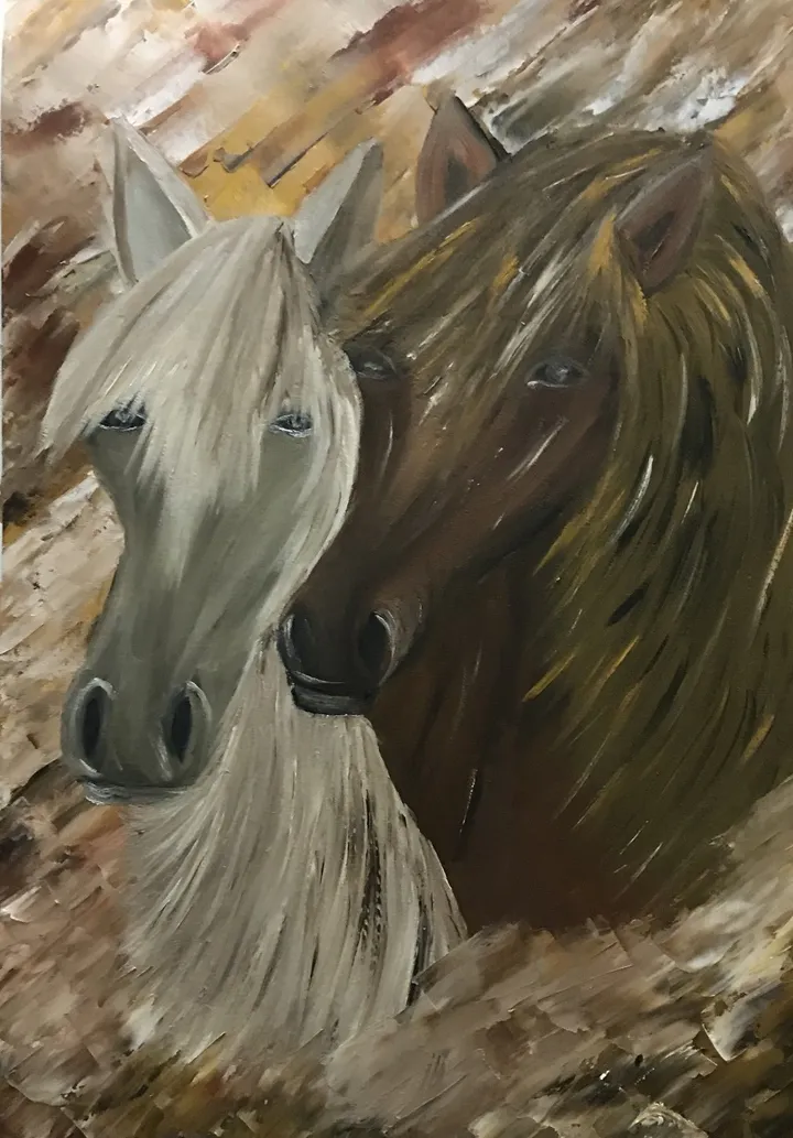 Wild Horses, œuvre de Elsie Brummer