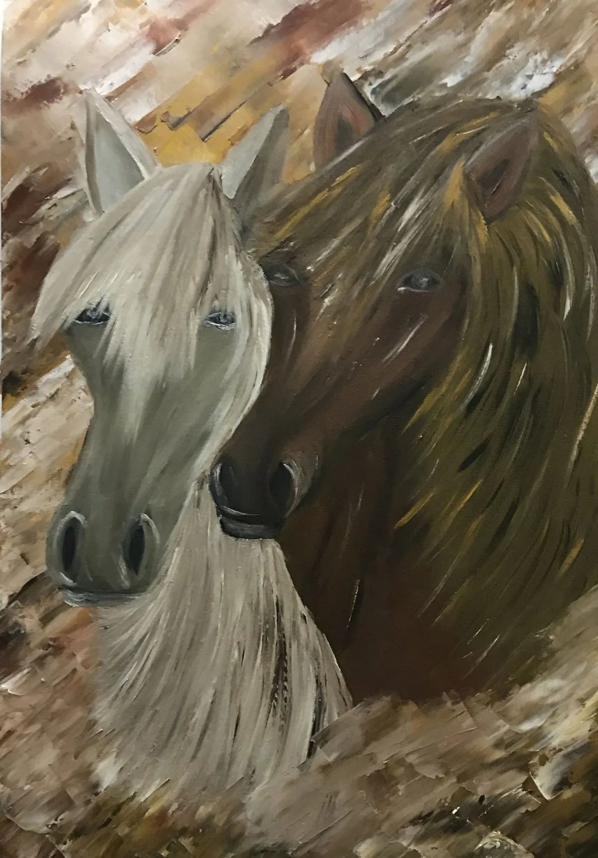 Wild Horses, œuvre de Elsie Brummer