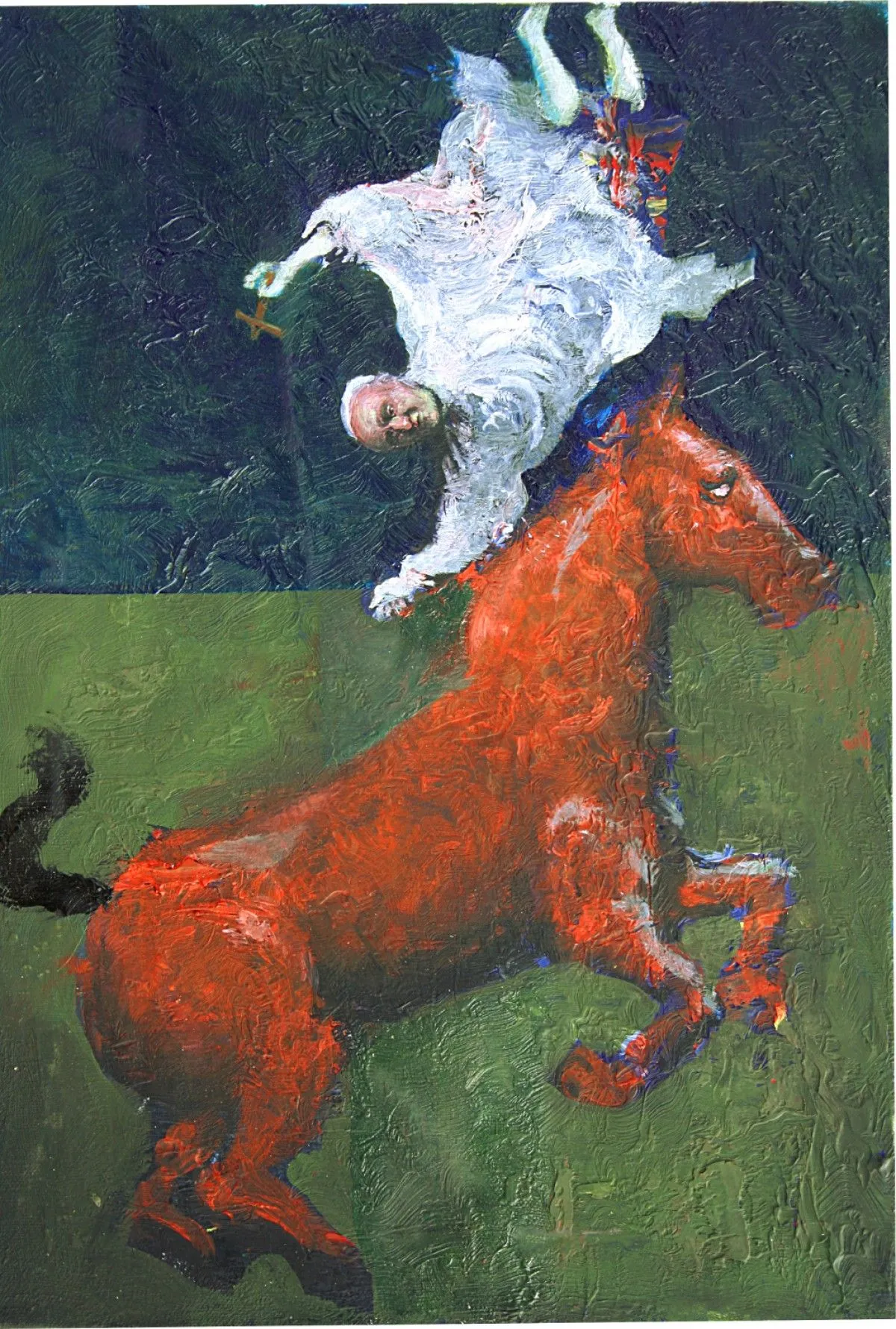 Le Pape et le principe de réalité, artwork by Alexandre Domjan