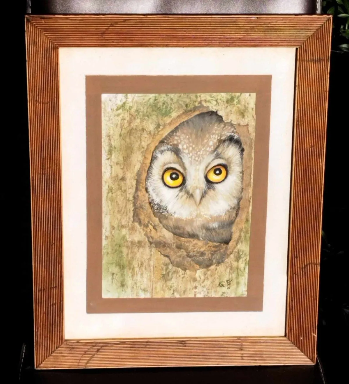 Hibou, œuvre de Noêlle Lecuyer