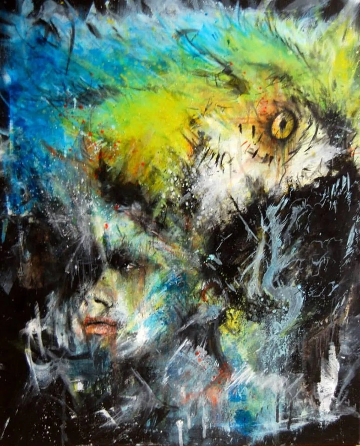 Perroquet, artwork by Sheraf Prod