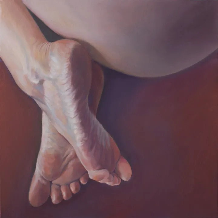 Nu de pieds, artwork by Hubert Camiglieri