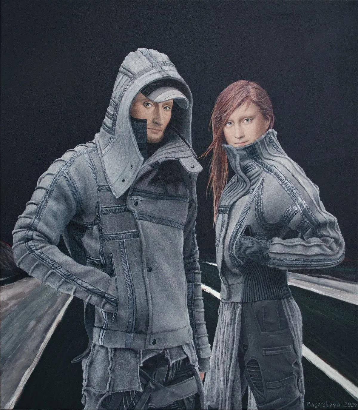 Contemporary portrait "The Path", œuvre de Nataliya Bagatskaya