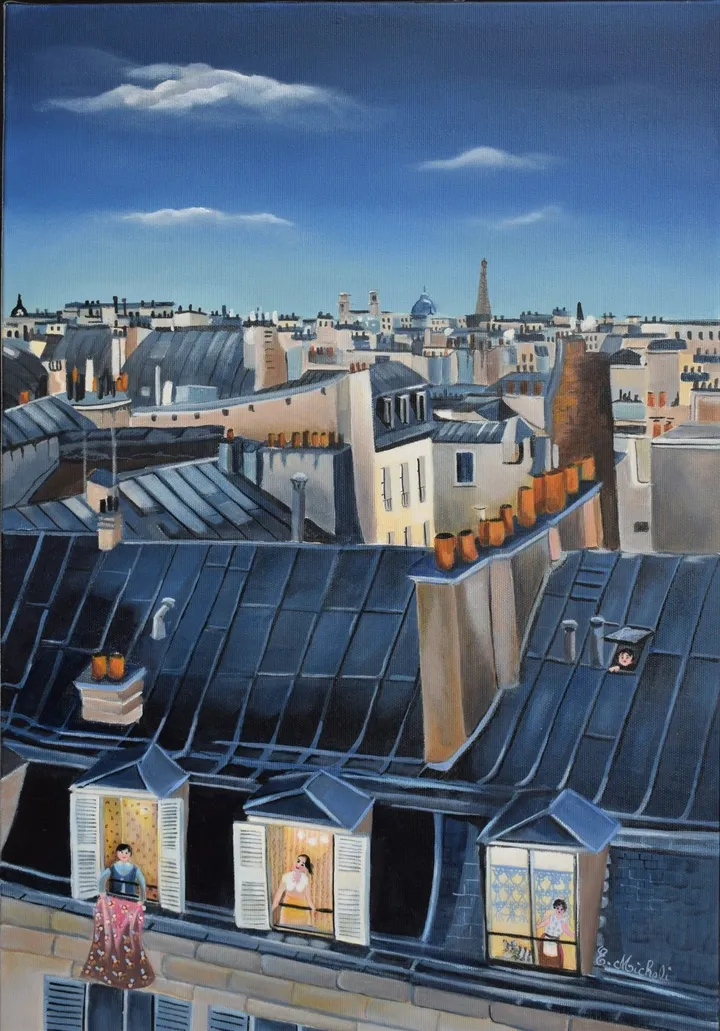 Soirée parisienne, artwork by Edith Micheli