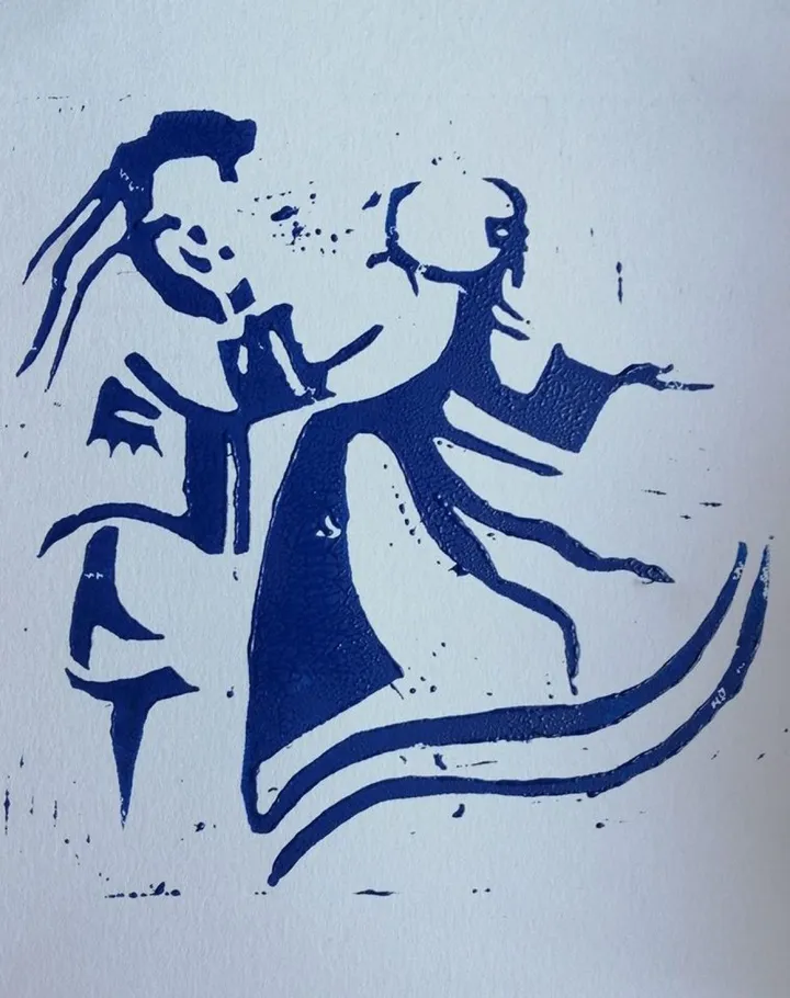korollerien breizh (danseurs de Bretagne), œuvre de Jelvan RABOUILLE
