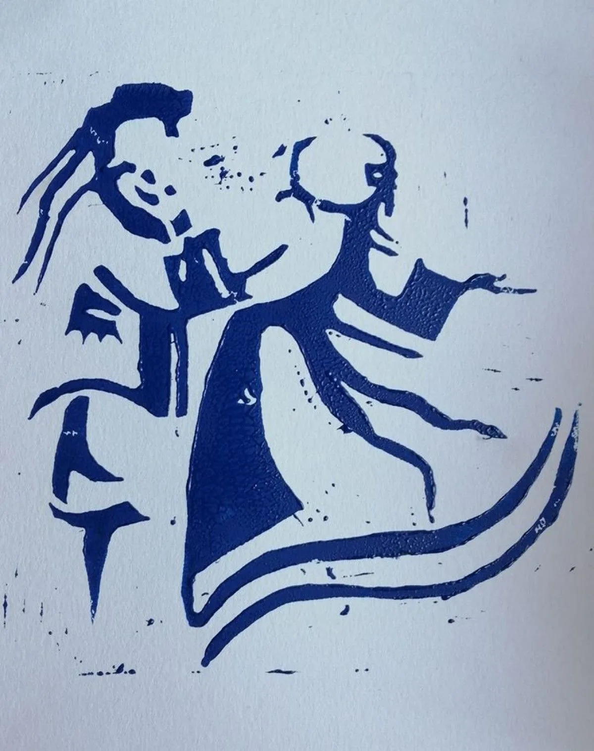 korollerien breizh (danseurs de Bretagne), œuvre de Jelvan RABOUILLE