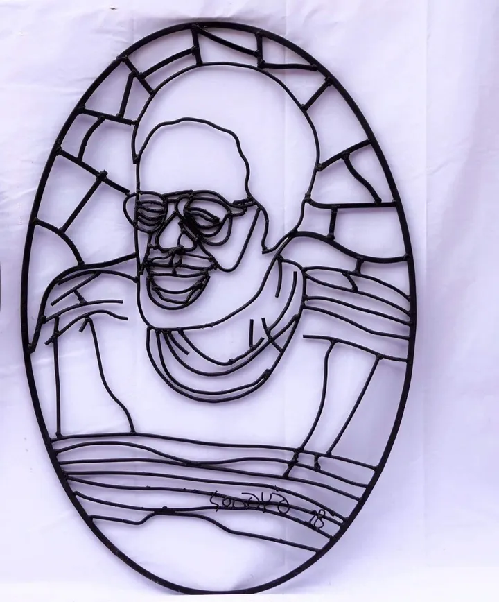 The Legend (Prof. Barber), œuvre de Idowu Sonaya
