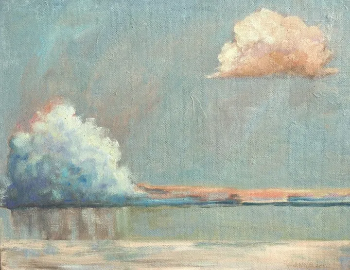 Next In Line/sold, artwork by Rebecca Manns