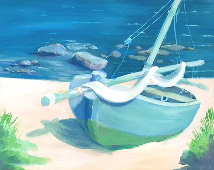 Couleurs de mer, œuvre de Marcel Ramet
