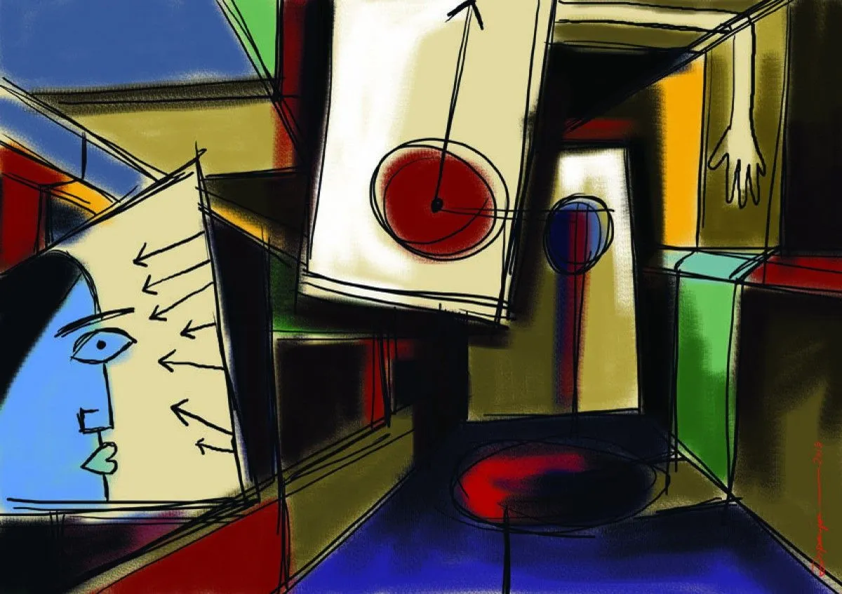 Composition, artwork by Dipanjan Bose