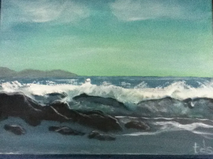 "California Coast", œuvre de Taryn Simpson