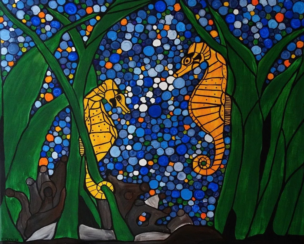 Sea Horses, œuvre de Rachel Olynuk