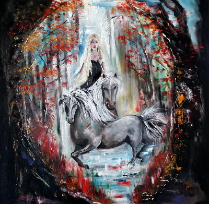 Il était une fois...., artwork by Johanne Hebert Coulombe