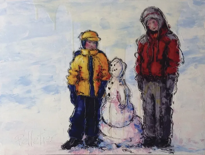 De fiers petits bonhommes (Série 10 minutes dans la vie de...), œuvre de Sylvie Pelletier